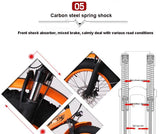 Pride 20" Aluminum Foldable 250W Electric Bicycle - 6 Speed Fat Tire