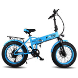 Pride 20" Aluminum Foldable 250W Electric Bicycle - 6 Speed Fat Tire