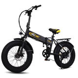 Pride 20" Aluminum Foldable 250W Electric Bicycle - 6 Speed Fat Tire