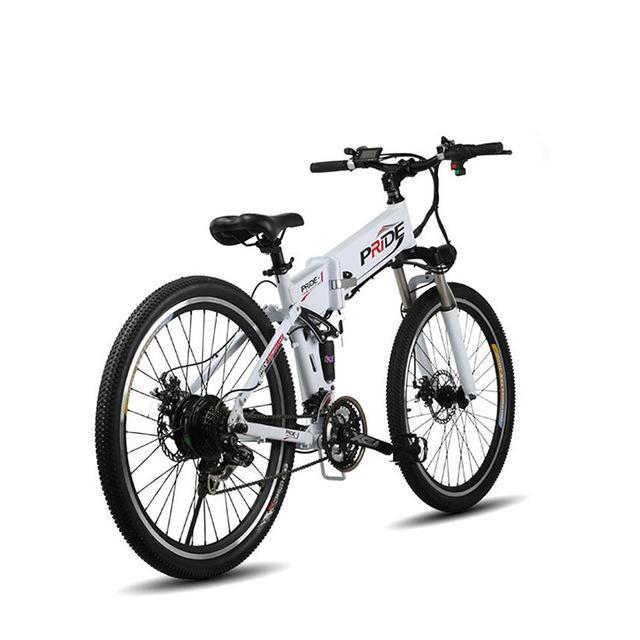 electric bicycle 26 Pride 26" Folding 350W Electric Bicycle 21 Speed Snow & Mountain Bike – Tuff Genius
