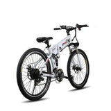 Pride 26" Folding 350W Electric Bicycle 21 Speed Snow & Mountain Bike